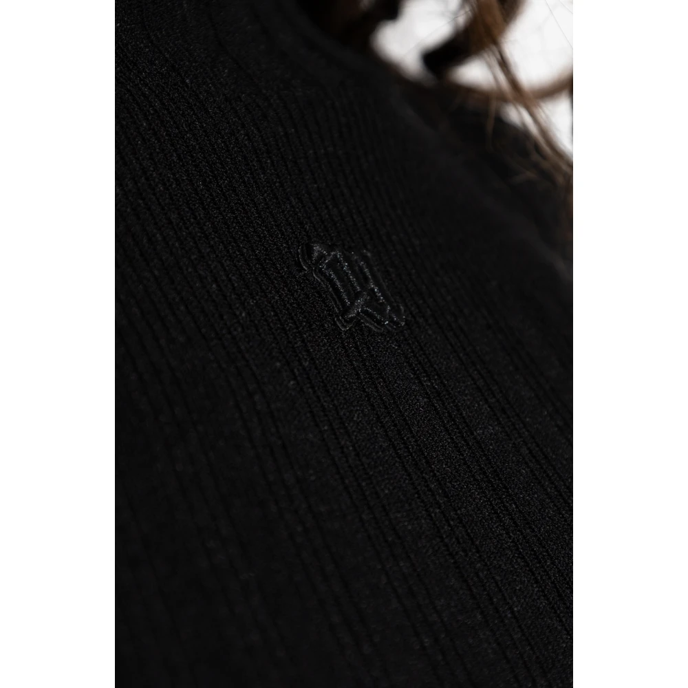 Misbhv Jurk met logo Black Dames