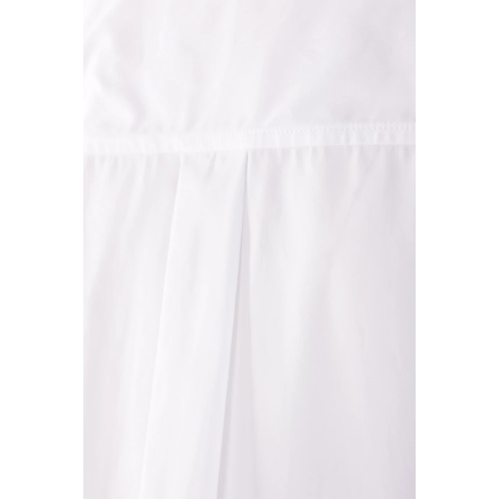 Elisabetta Franchi Witte Blouse LS White Dames