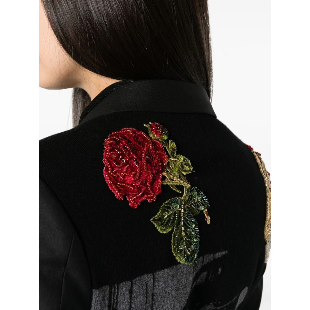 Undercover Zwarte Verborgen Jas Black Dames