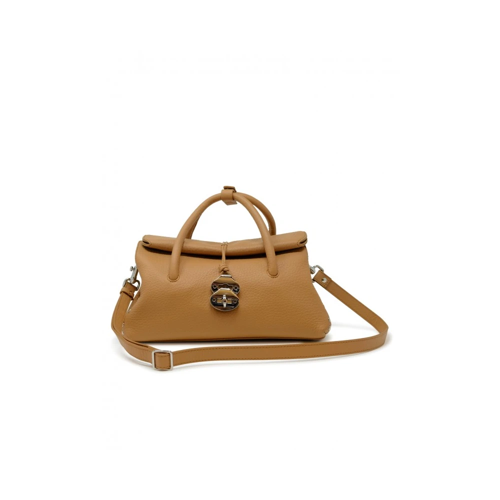 Zanellato Bruine Leren Handtas Elegant Chic Design Brown Dames