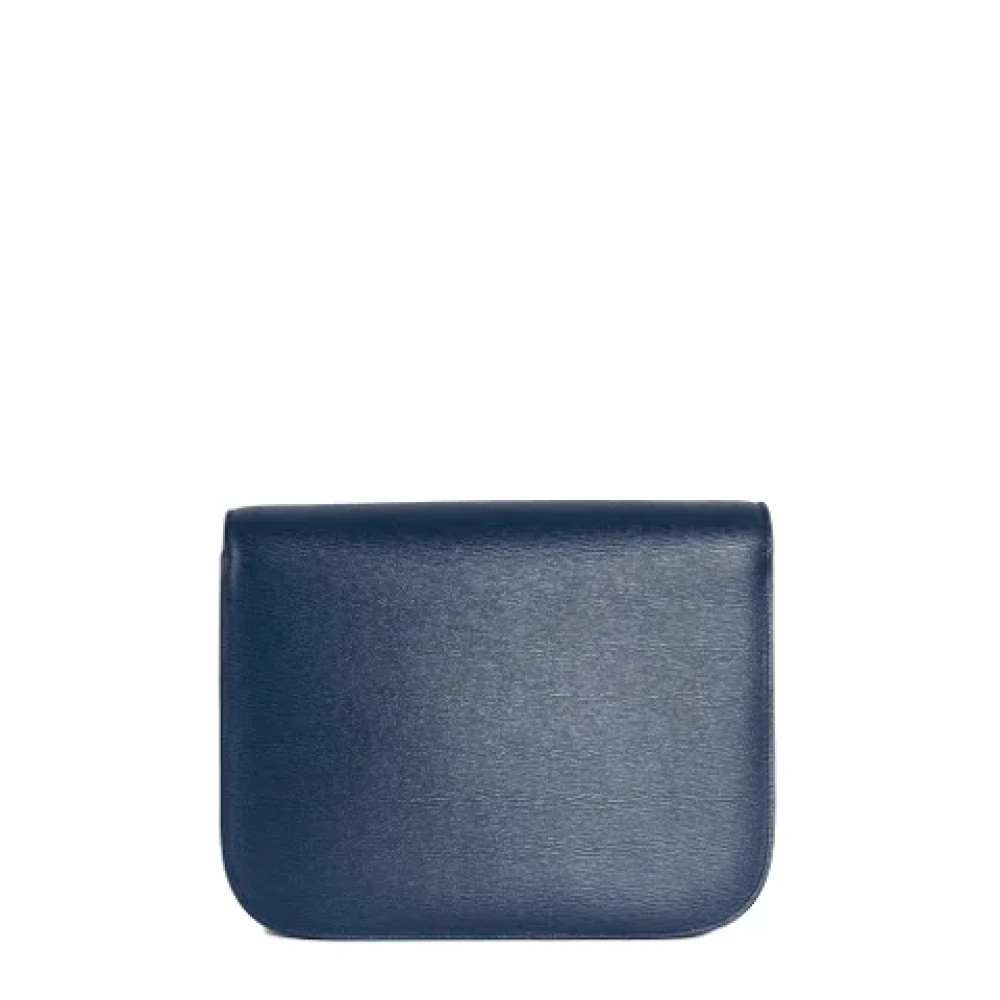 Celine Vintage Pre-owned Leather celine-bags Blue Dames