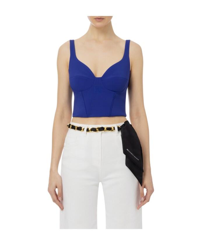 indigo-blue-bustier-with-embroidered-logo