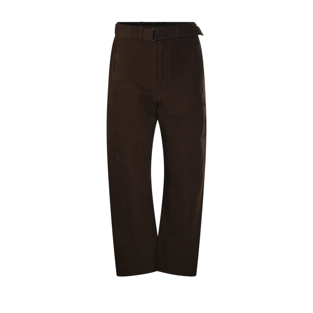 Lemaire Uomo Rosso Pantaloni, S, New,