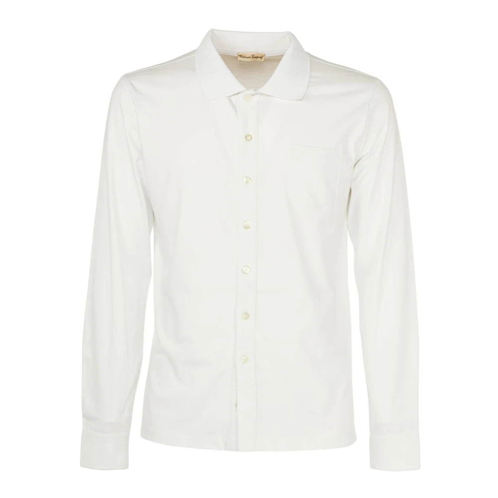 Cashmere Company Heren Overhemd Lange Mouw White Heren