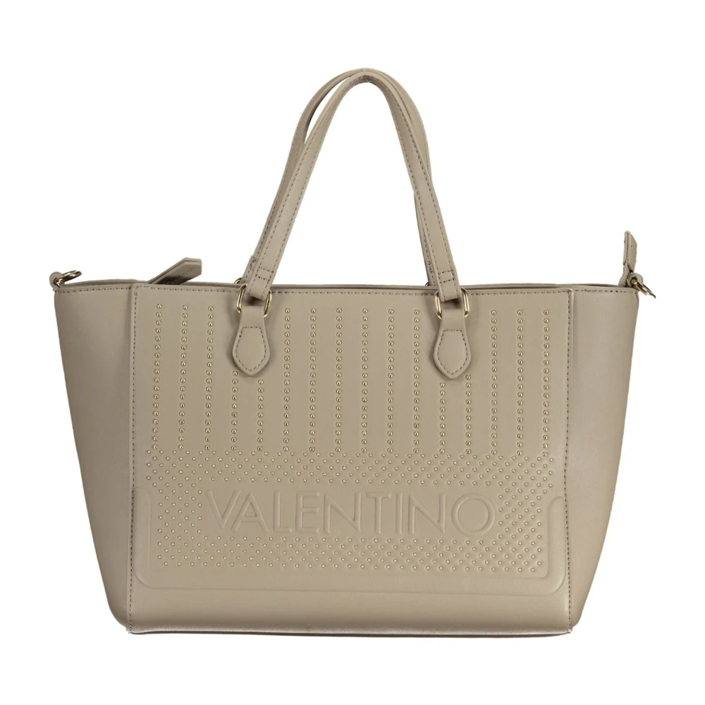 Valentino by Mario Valentino Beige Schoudertas met Contrastdetails Beige Dames