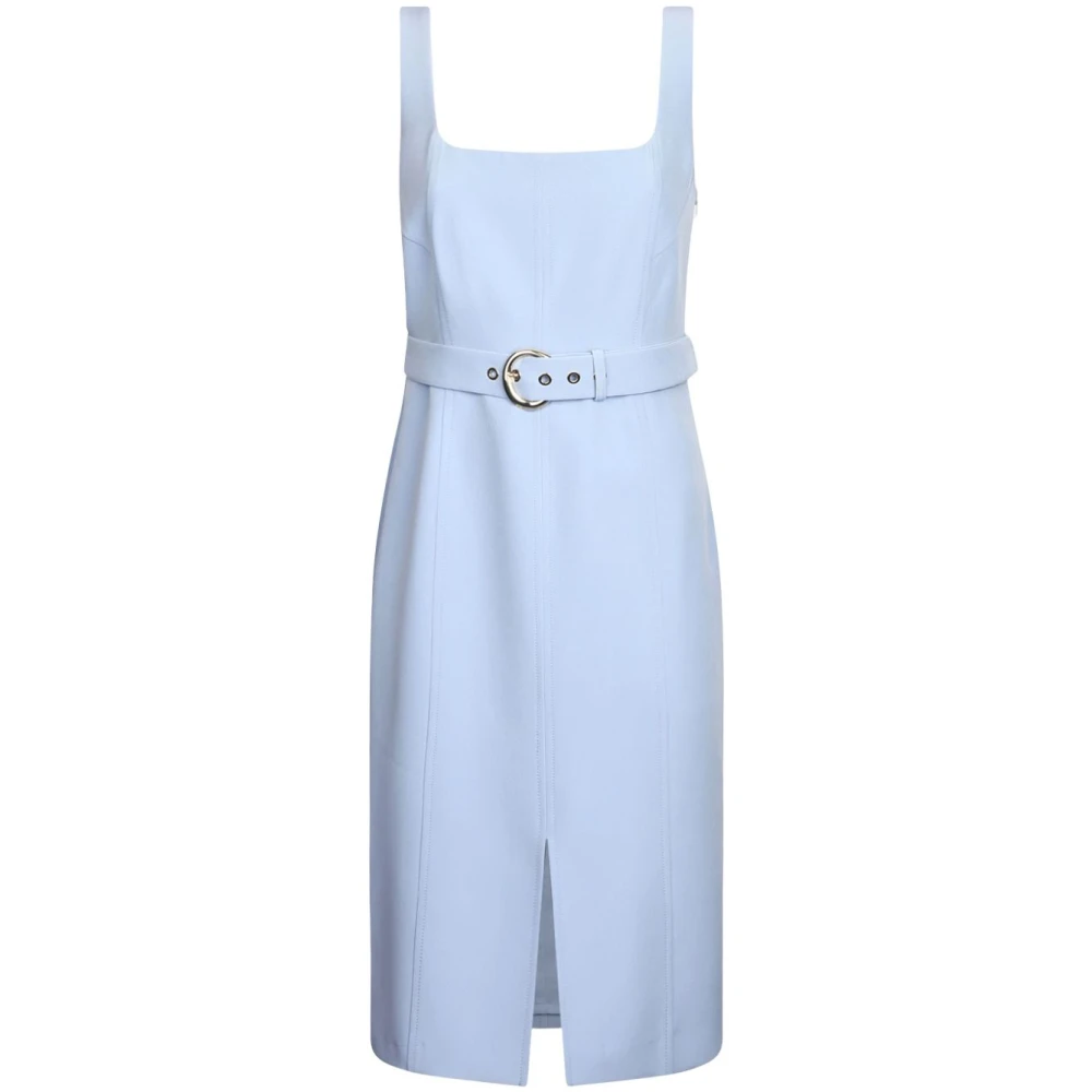 Liu Jo Donna Blu Abito Senza Maniche Con Cintura