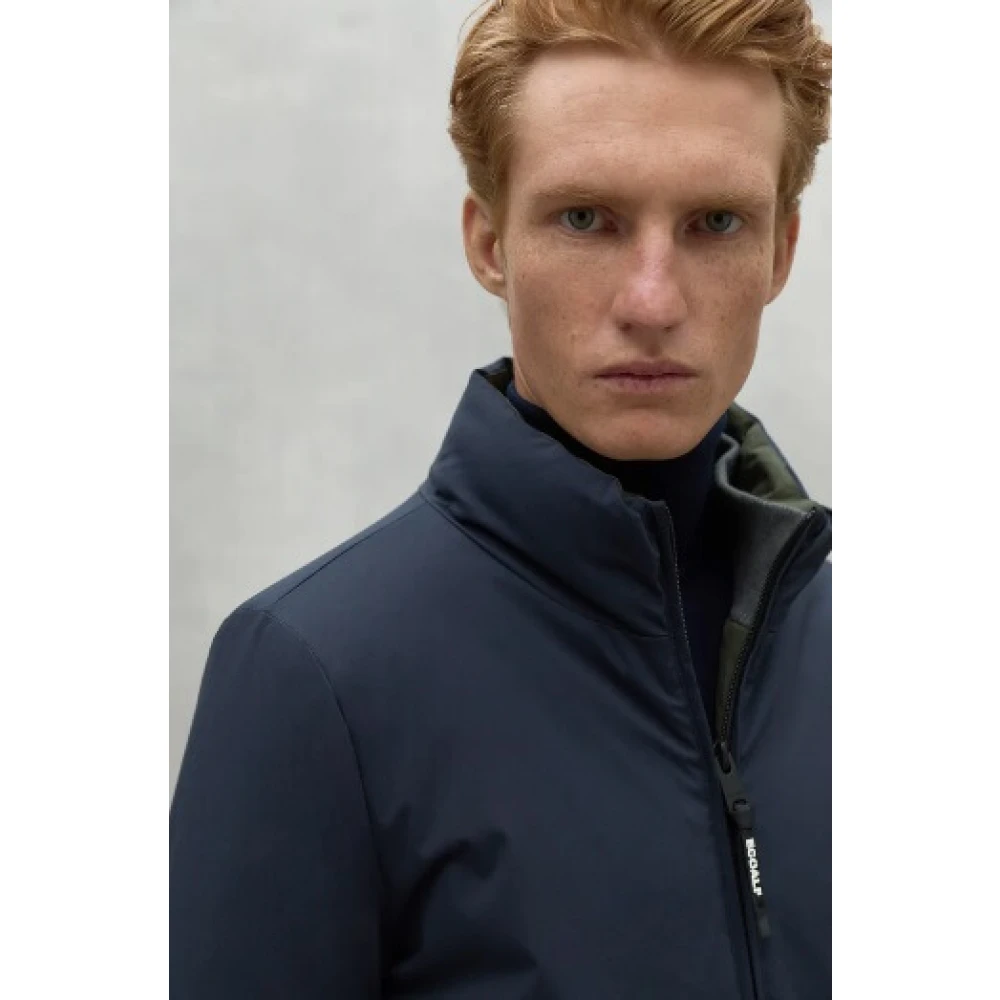 Ecoalf Grays Jas Waterafstotend Ademend Stijlvol Blue Heren