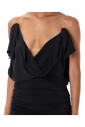 robe-longue-noire-en-satin-col-en-v