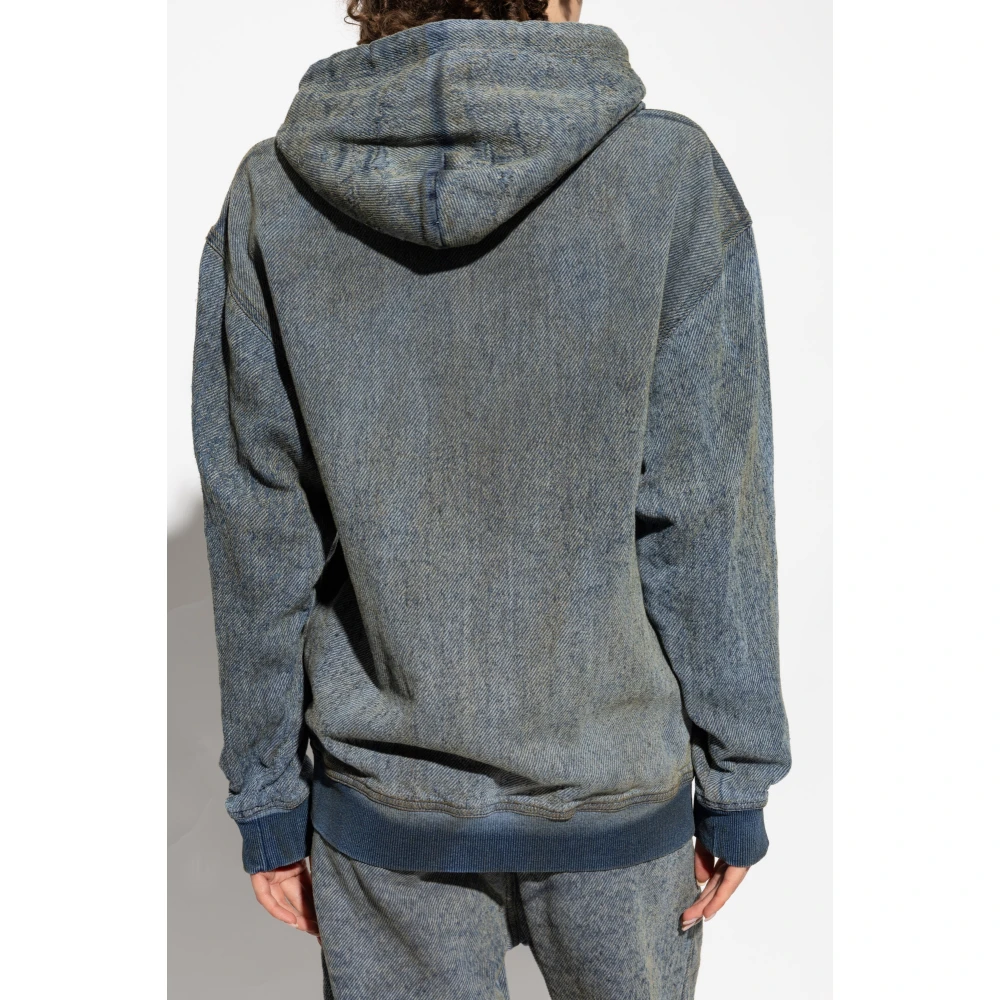 Diesel Hoodie D-Hari-Fsf Blue Heren