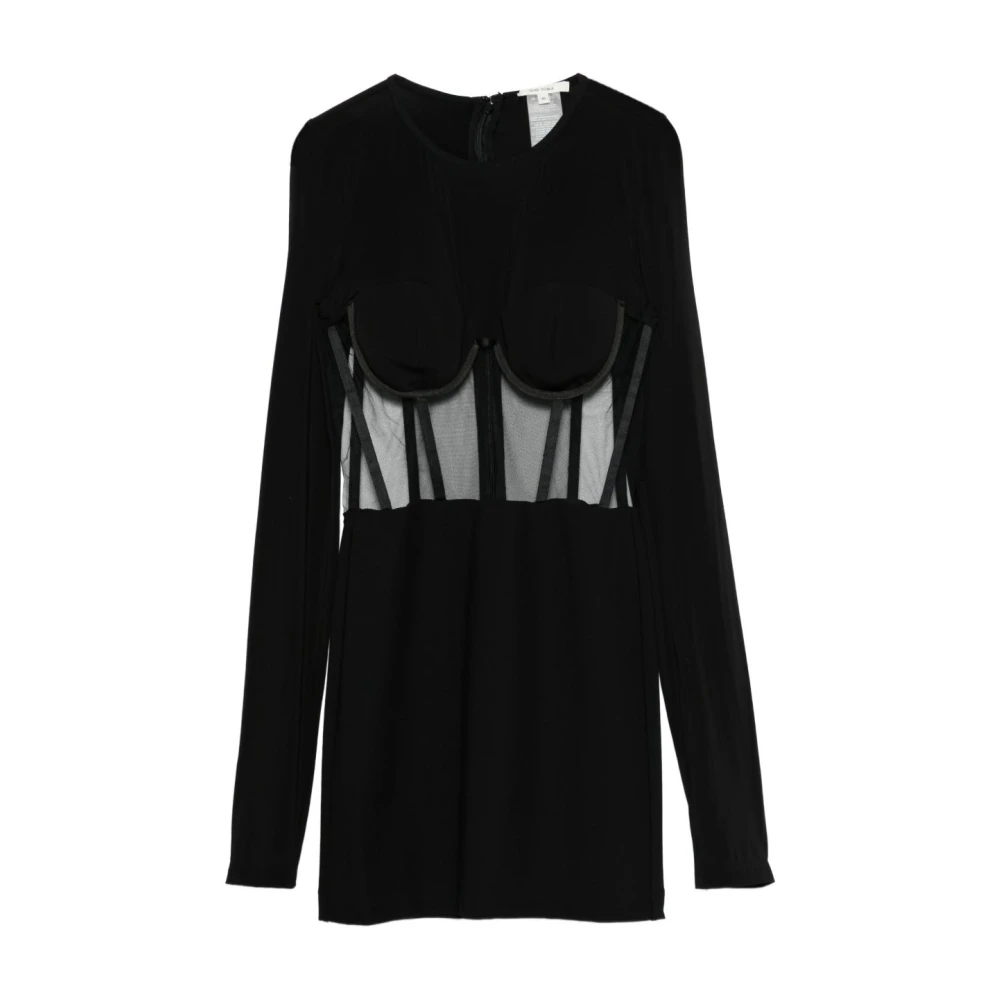Nensi Dojaka Black Short Dresses, Female, S, Mini Dress