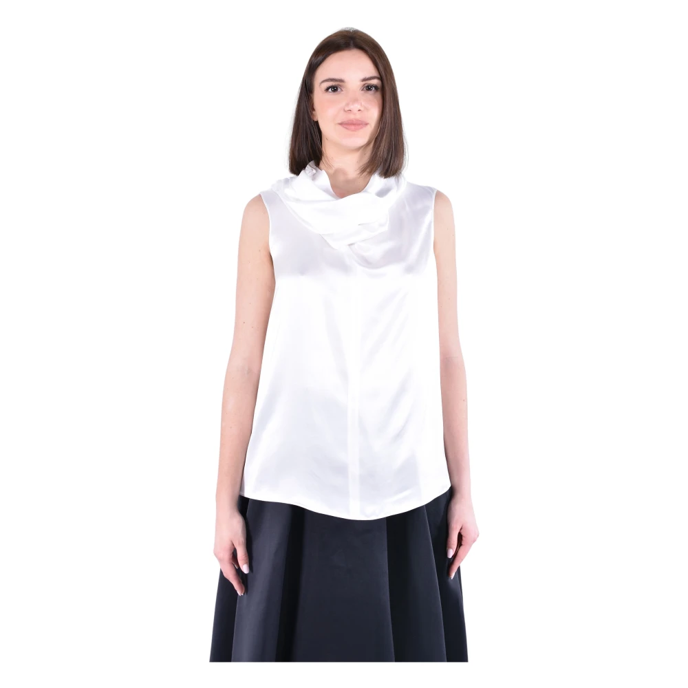 Max Mara Mujer Blanco Camisetas, Talla: M