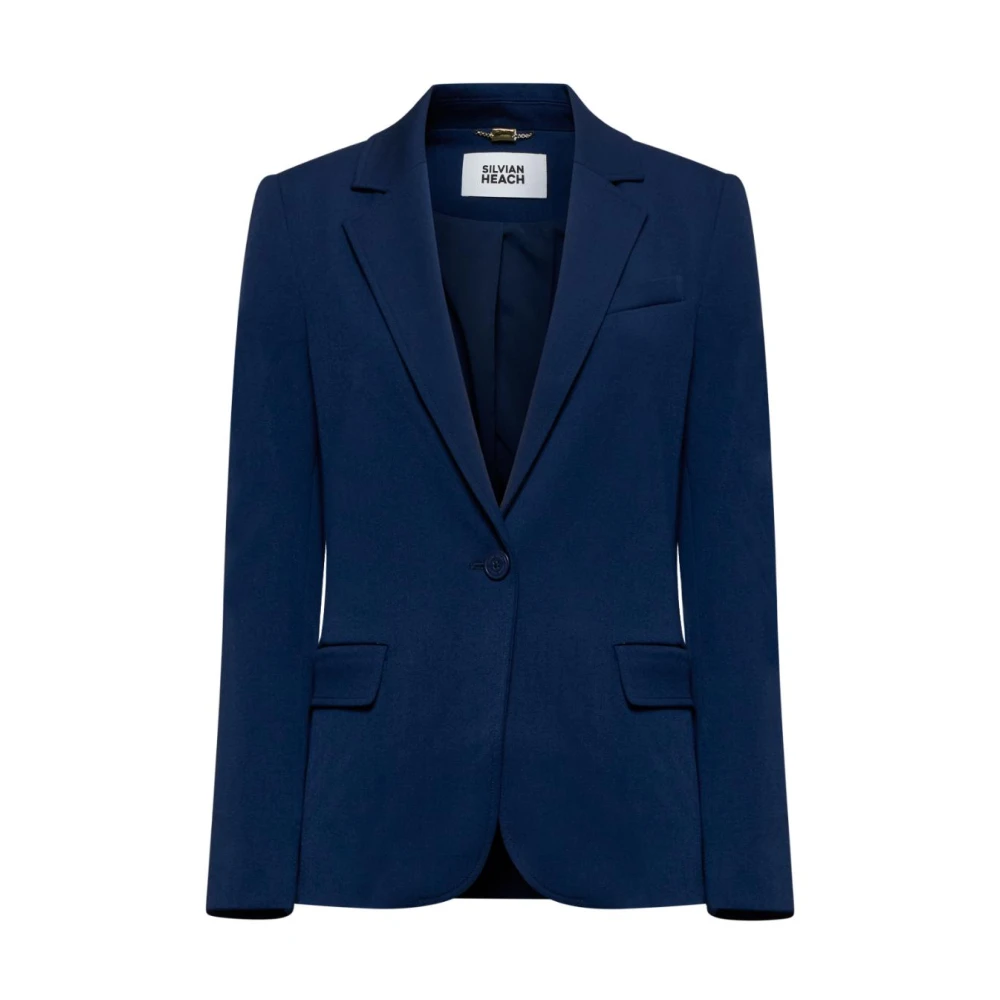 Silvian Heach Femme Bleu - Blazer Croisé - Vestes - Taille: 42 Fr