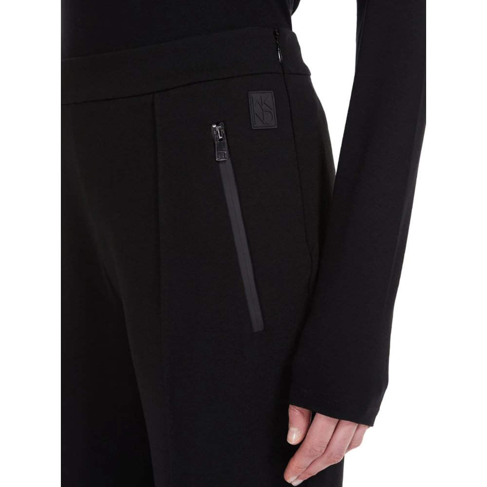 Max Mara Weekend Zwarte Weekendbroek Goya Black Dames