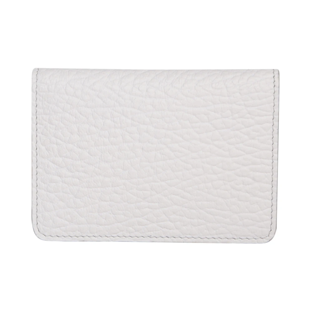 Maison Margiela Stijlvolle Leren Kaarthouder White Heren