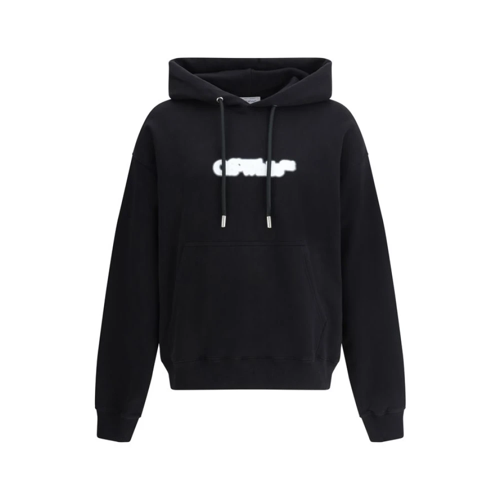 Off White Uomo Nero - Urban Spray Hoodie - Sweatshirts & Hoodies - Xl