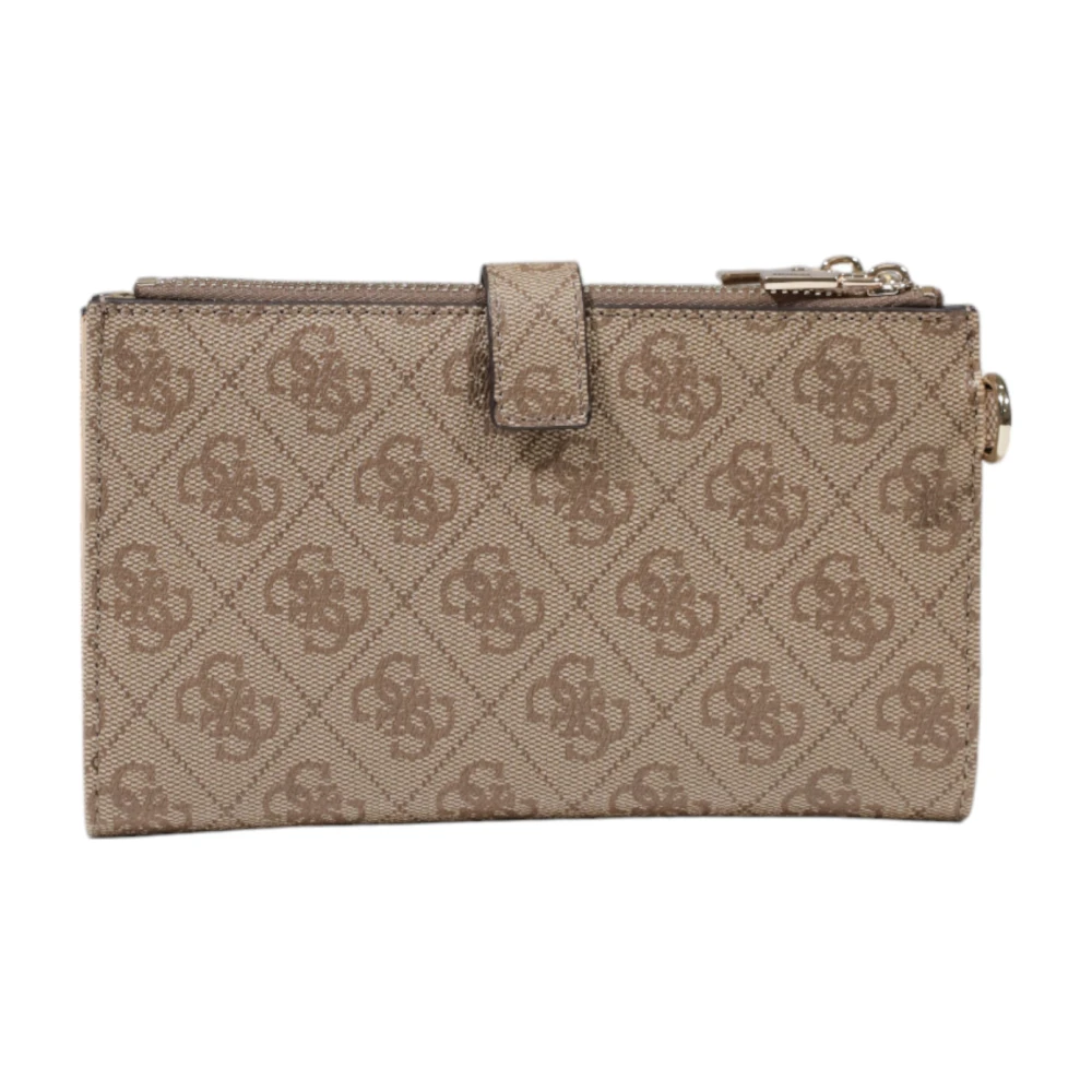Guess Damesportemonnee van polyurethaan uit collectie Brown Dames