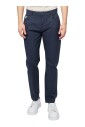 pantalon-slim-fit-en-coton-bleu
