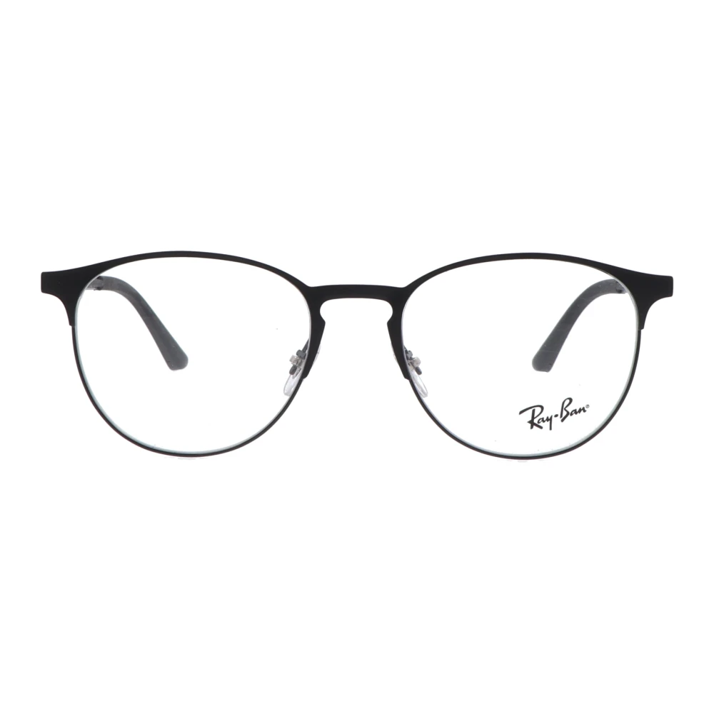 Ray-Ban Metalen Frame Pantos Stijl Bril Black Unisex