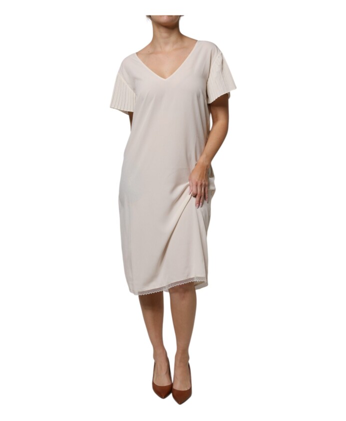 off-white-v-neck-shift-midi-dress
