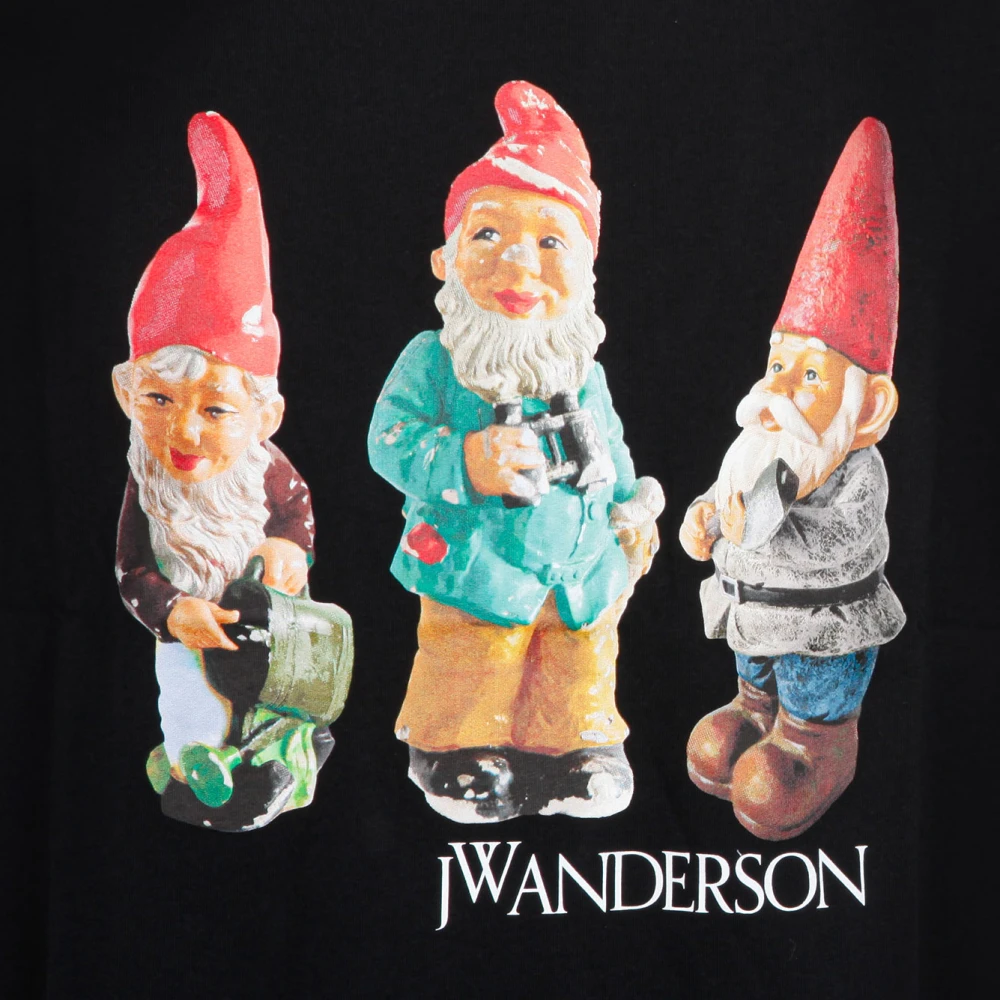 JW Anderson Zwarte Gnome Trio T-Shirt Black Heren
