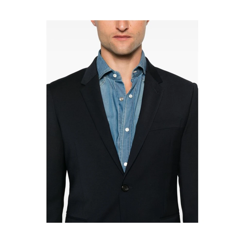 Reveres 1949 Navy Blauwe Jas met Revers Blue Heren