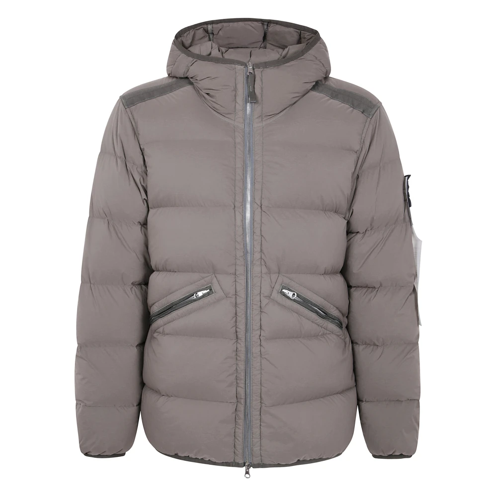 Stone Island Pufferjas voor Mannen Gray Heren
