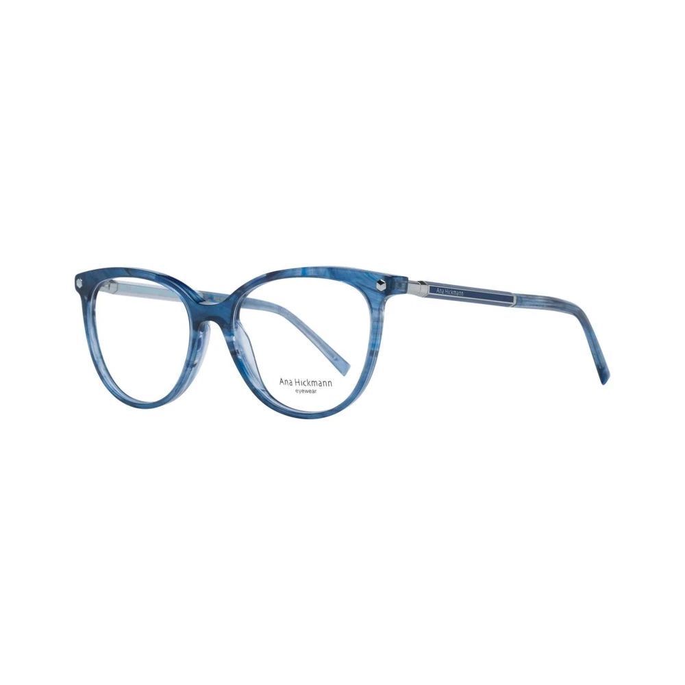 Ana Hickmann Blauwe Vlinder Acetaat Optische Monturen Blue Dames