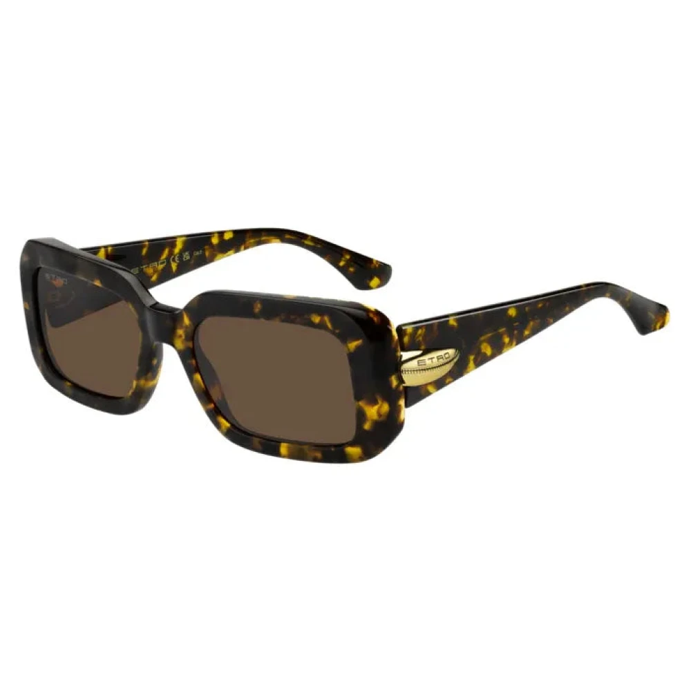 Etro Women's Brown Sunglasses, 53 Mm, Rectangular Sunglasses