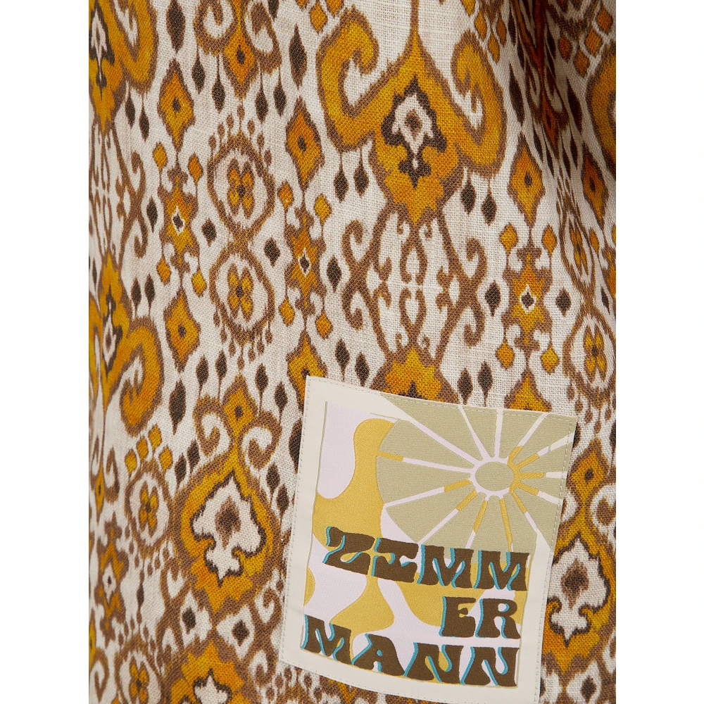 Zimmermann Relaxte Overhemd Multicolor Dames