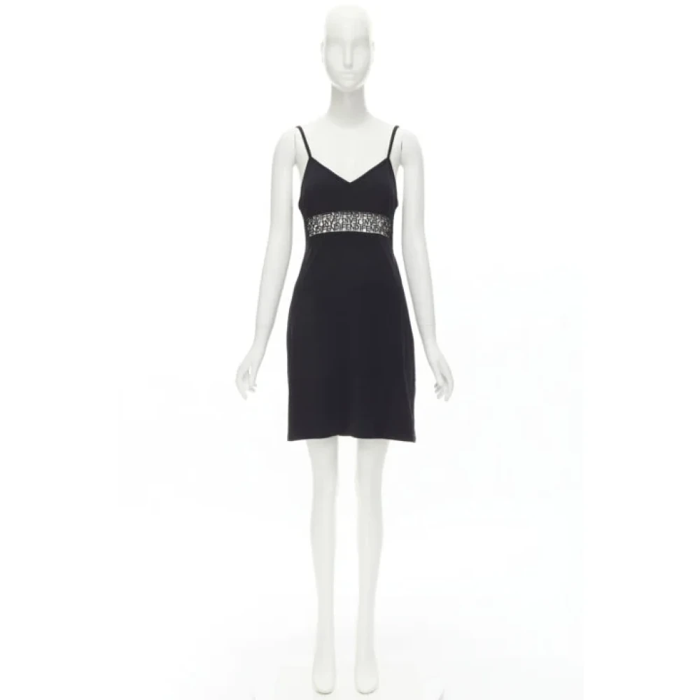 Fendi Vintage Pre-owned Fabric dresses Black Dames