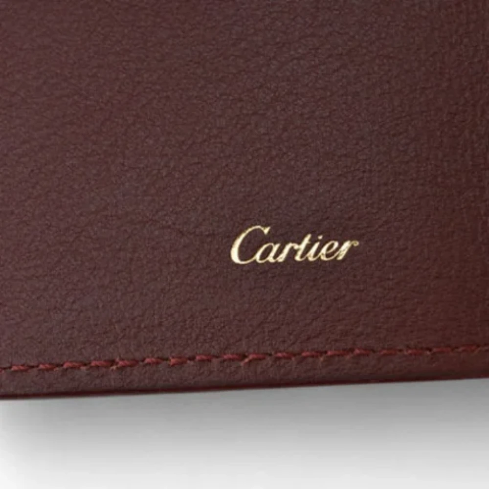 Cartier Vintage Pre-owned Leather key-holders Red Unisex