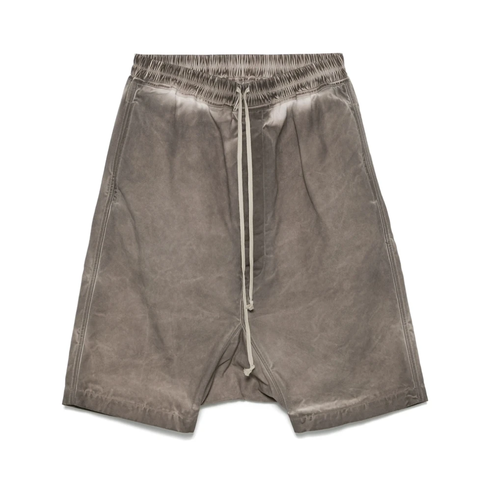 Rick Owens Donkere Schaduw Elastische Trekkoordbroek Gray Heren