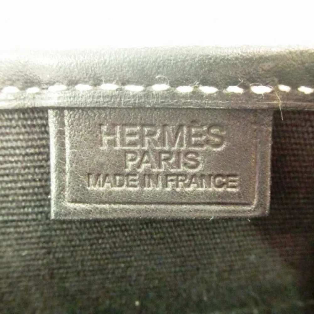 Hermès Vintage Pre-owned Canvas crossbody-bags Black Dames