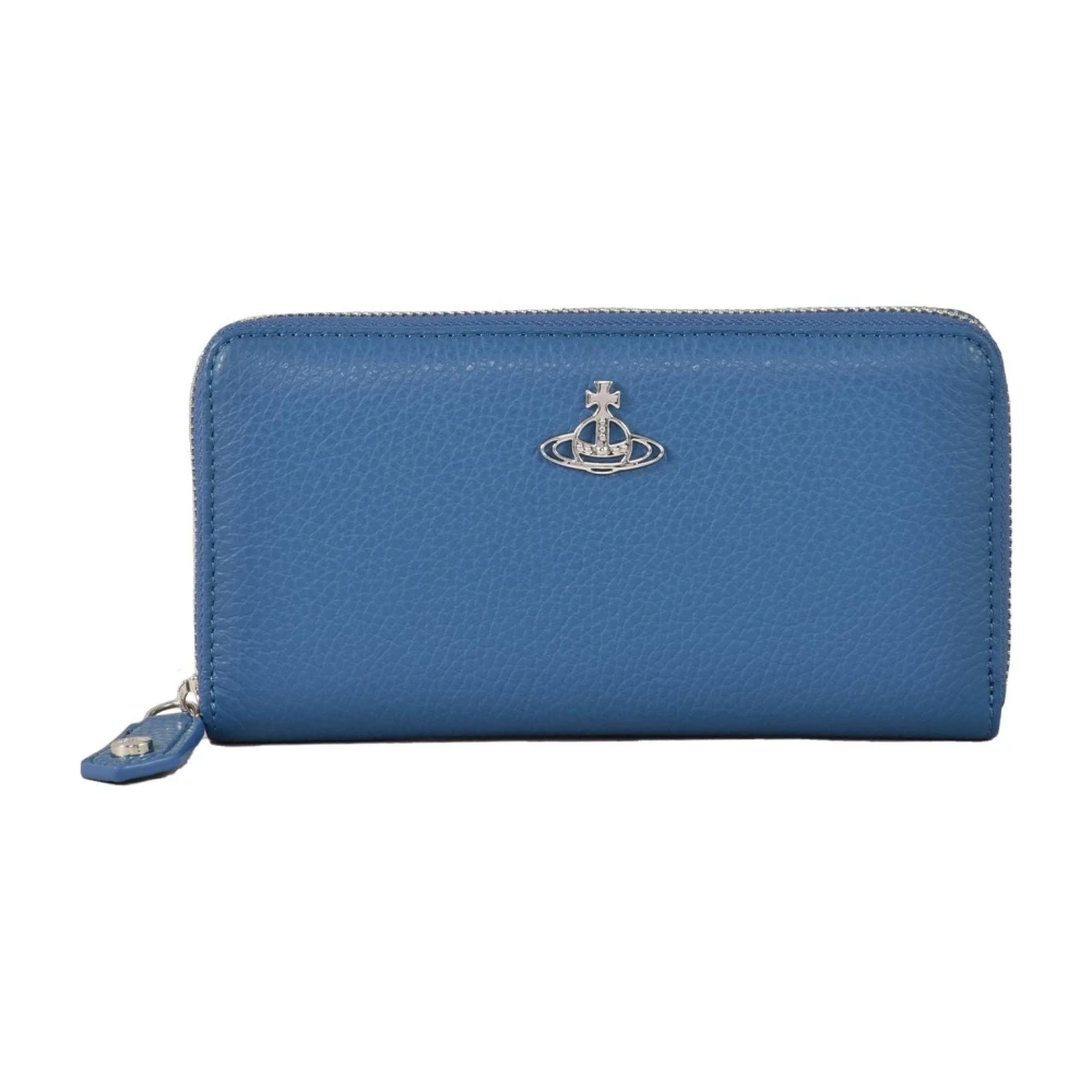 Vivienne Westwood Läderplånbok Blue, Dam