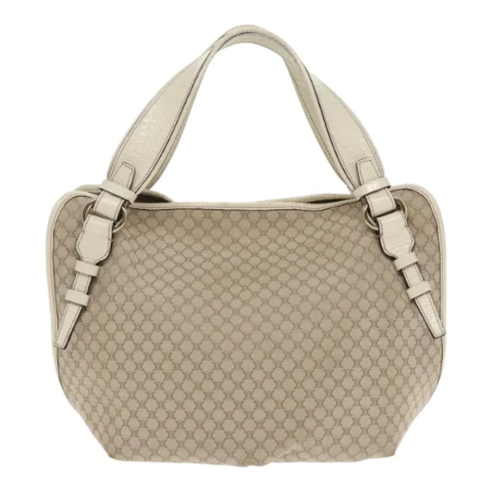 Celine Vintage Pre-owned Canvas totes Beige Dames