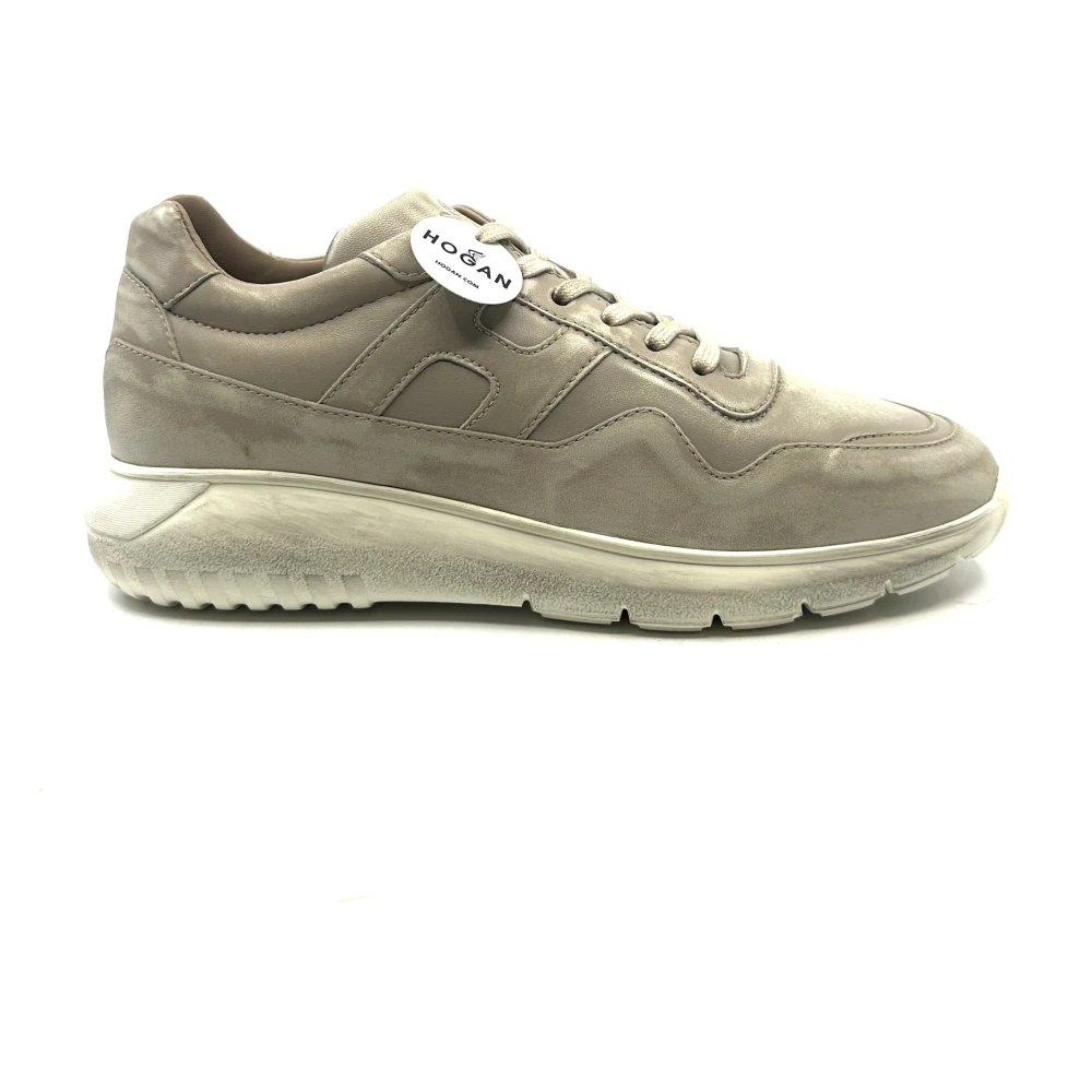 Hogan H371 Interactive Sneakers Heren Schoenen Beige