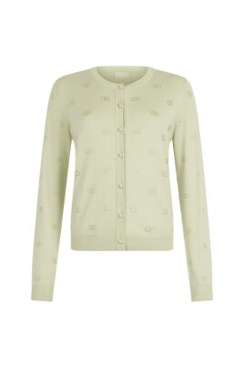 logo-and-rhinestone-cardigan