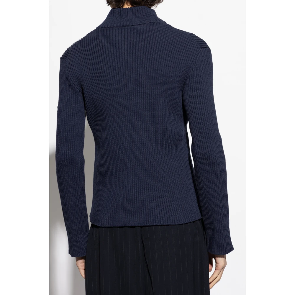 Courrèges Vest met rits Blue Heren