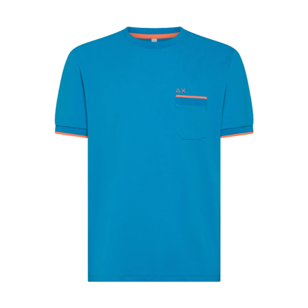 Sun68 - Tops > T-Shirts - Blue - Sun68 - Modalova