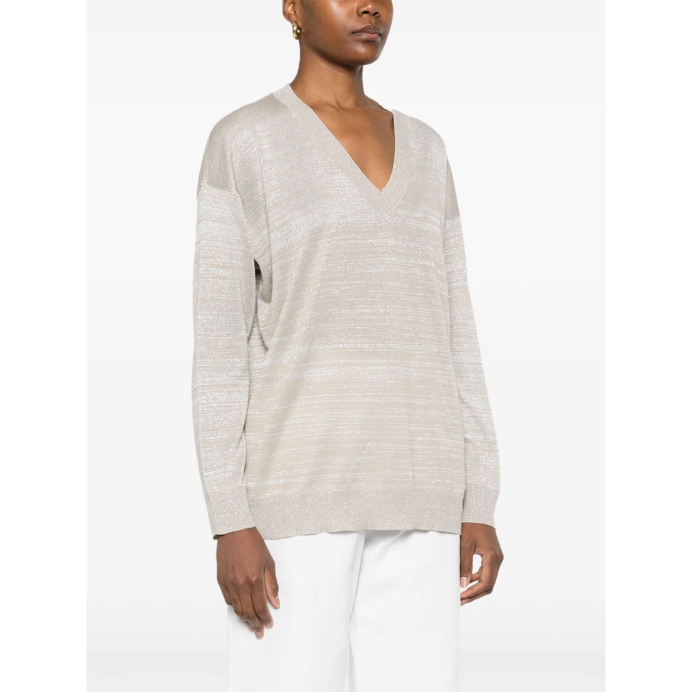 Fabiana Filippi Grijze Sweater Dameskleding Gray Dames
