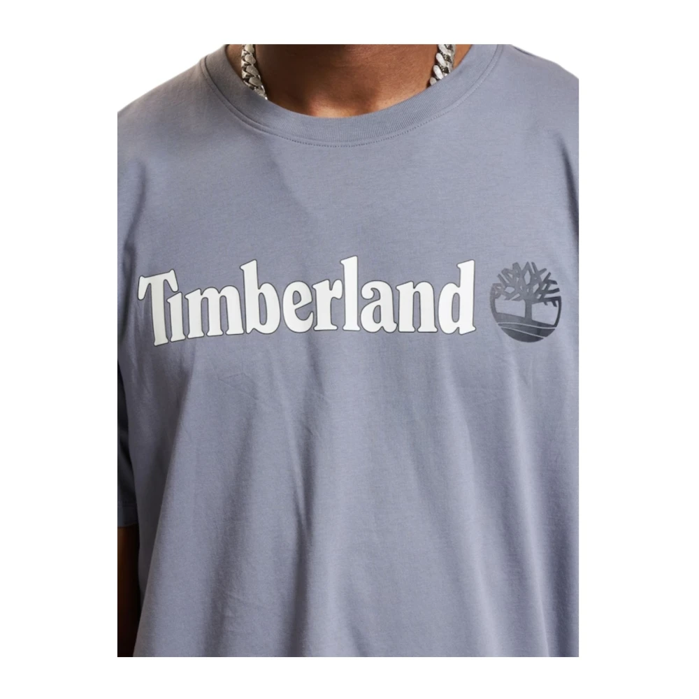 Timberland Casual Katoenen T-shirt Gray Heren