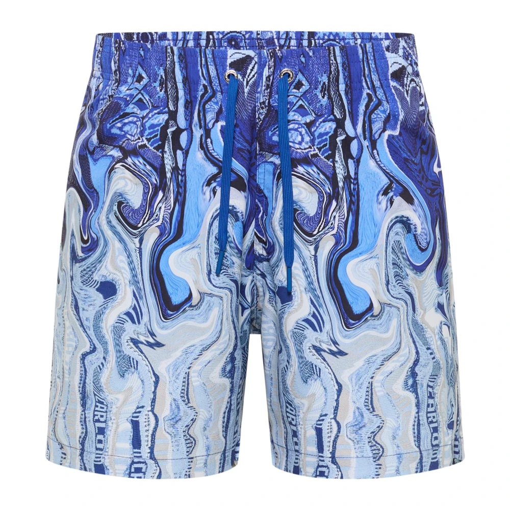 Carlo Colucci Men's Multicolor Beachwear, Xs, Sporty Swim Shorts - Fusion Eiberger