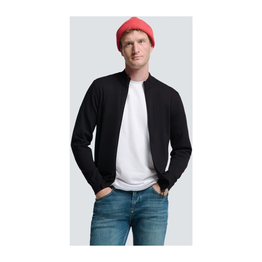 No Excess Melange 2 Gekleurde Vest Black Heren