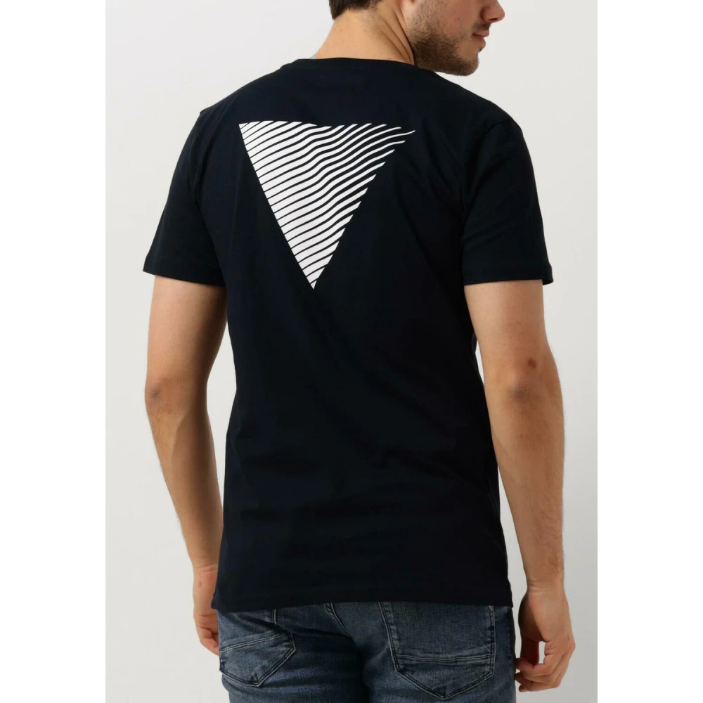 Pure Path Heren Logo T-shirt Donkerblauw Blue Heren