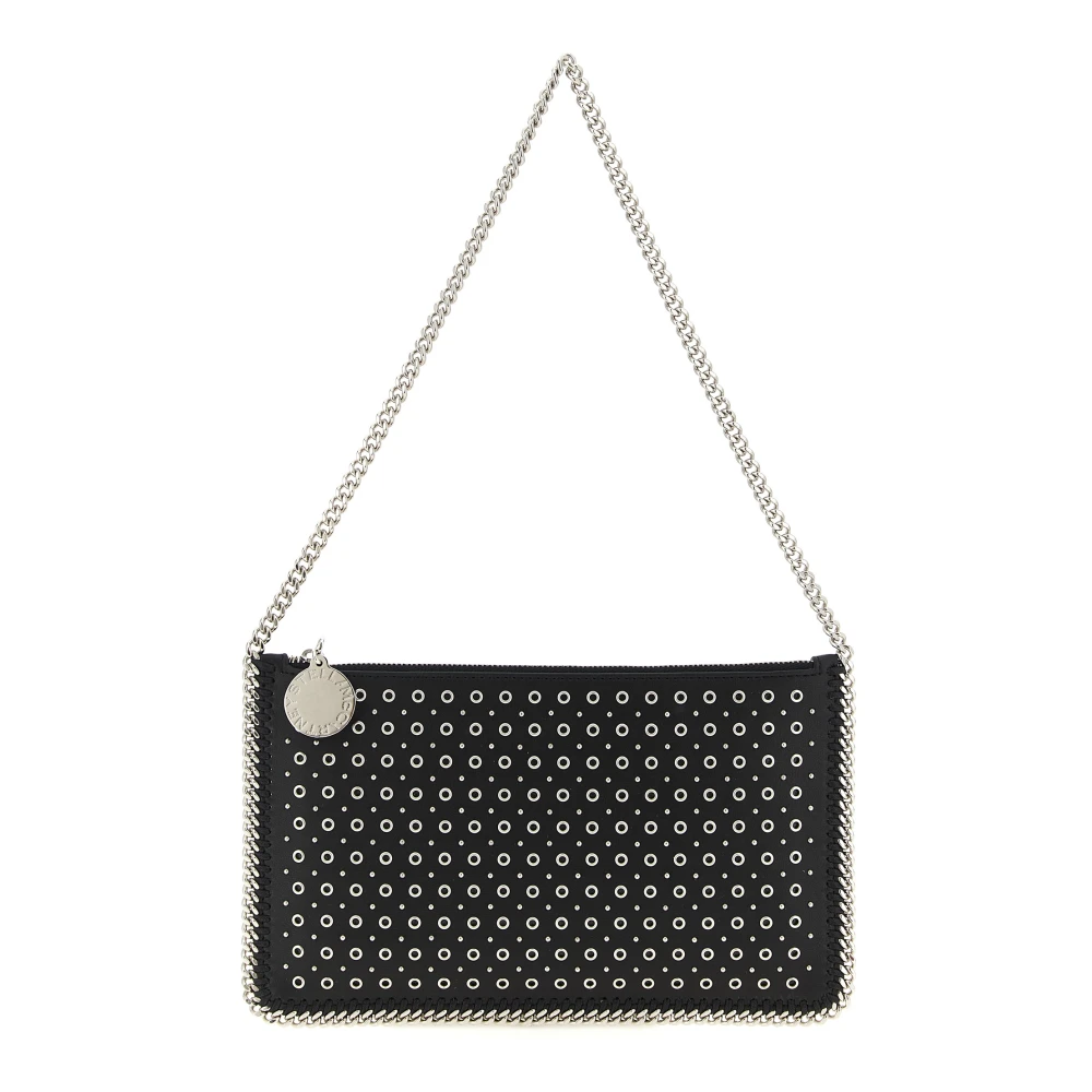 Stella Mccartney Damen Schwarz Falabella Schultertasche