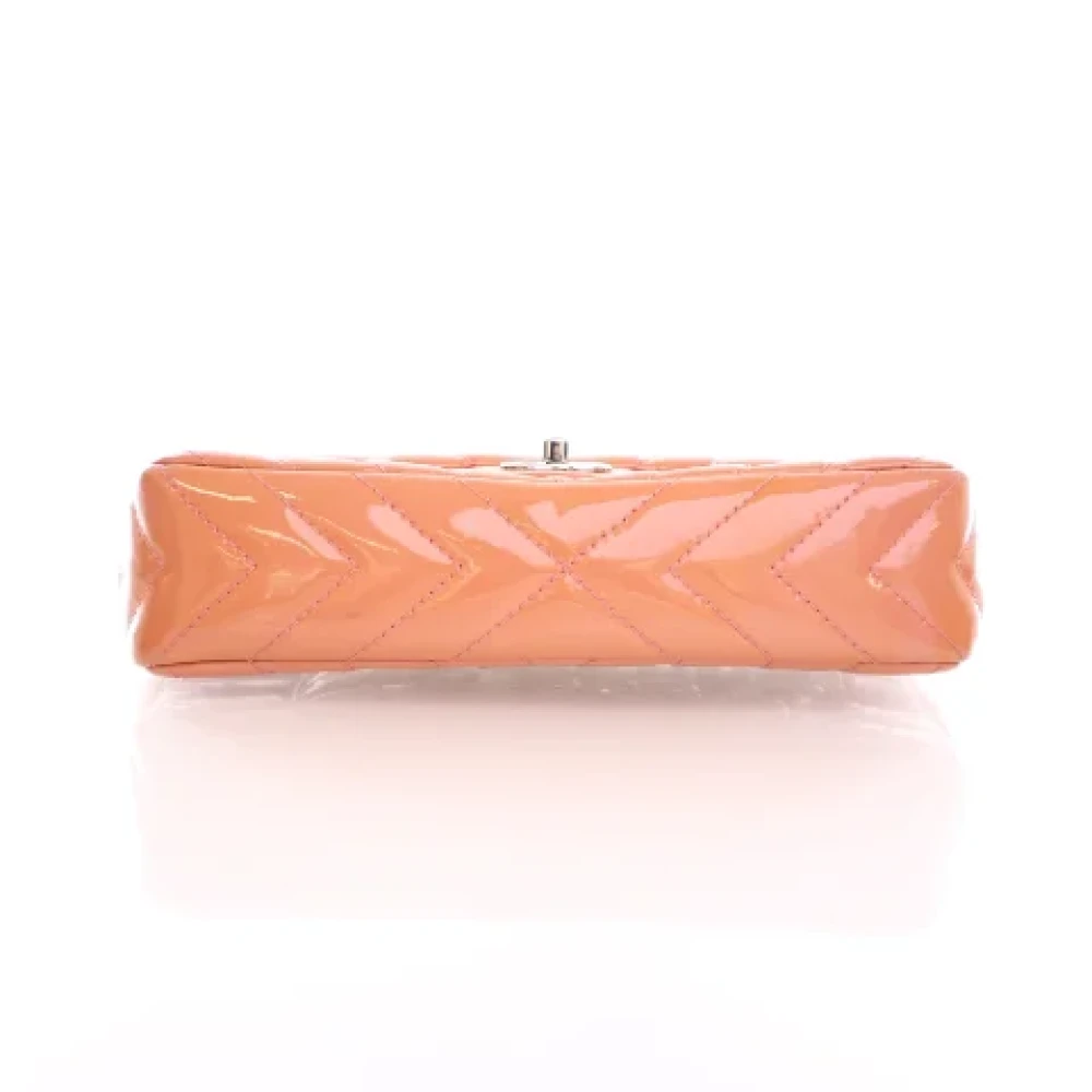 Chanel Vintage Pre-owned Leather chanel-bags Pink Dames