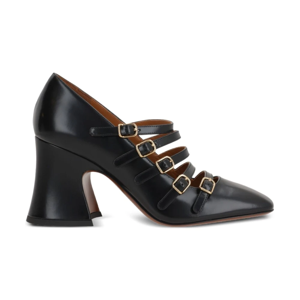 Chloé Women's Black Silk & Nylon Heel Shoes