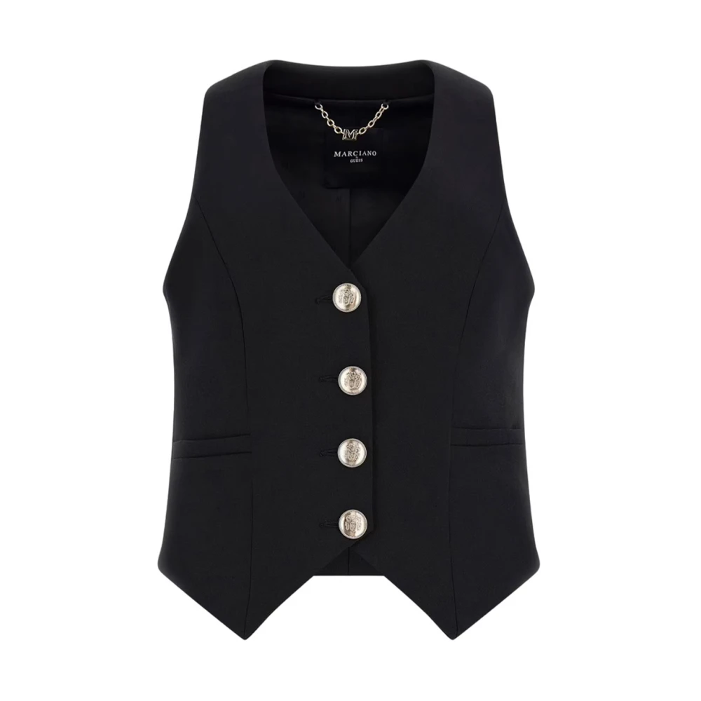 Guess - Jackets > Vests - Black - Guess - Modalova