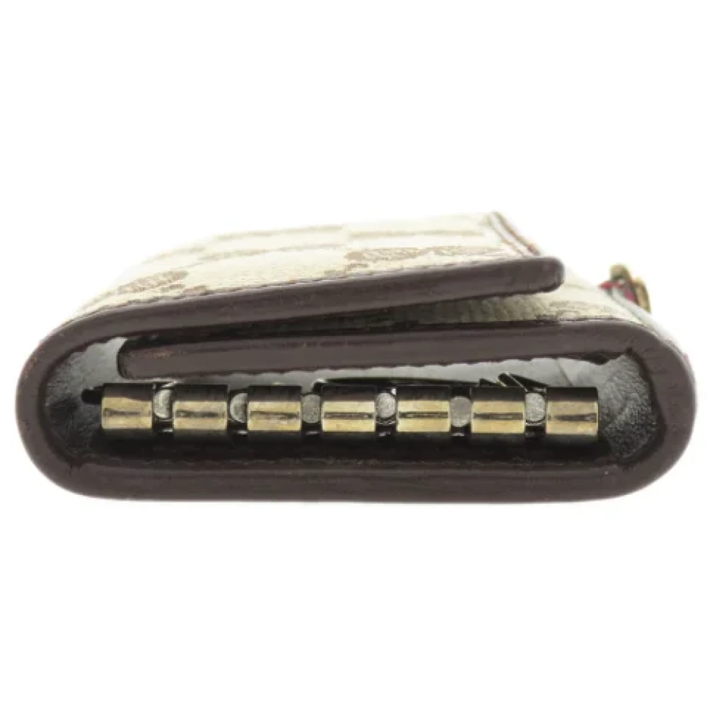 Gucci Vintage Pre-owned Canvas key-holders Brown Dames