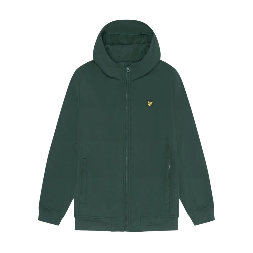 Lyle & Scott Grön Fleece Softshell Jacka Green, Herr